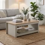 ORION 105cm Coffee Table-Grey