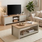 ORION 105cm Coffee Table-Grey - Image 3