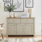 ORION 110cm 3 Door 2 Drawer Sideboard-Grey