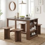 PALLAS 4 Seater Dining Set-Summer Oak - Image 2