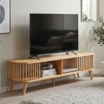 SAMOS 150cm Solid Wood TV Cabinet-Natural - Image 2