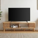SAMOS 150cm Solid Wood TV Cabinet-Natural