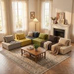 SOFIA 1 Seater Modular Sofa-6 Colors - Image 4