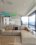 MOLISE 3 Seater Pet Friendly Modular L Shaped Sofa-Sand - Image 5
