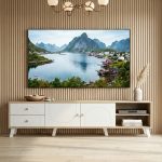 VETTA 180cm TV Cabinet-Oak+White