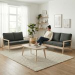 WICHITA 2+3 Seater Sofa Set-Grey