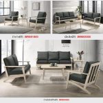 WICHITA 2+3 Seater Sofa Set-Brown - Image 4