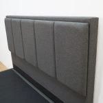 OLIVE Queen Size Divan Bed Frame-Grey - Image 5