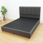 OLIVE Queen Size Divan Bed Frame-Grey - Image 6