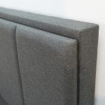 OLIVE Queen Size Divan Bed Frame-Grey - Image 8