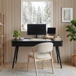 DOVEN 120cm Study Desk-Black - Image 2