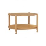 WELDON D80cm Full Solid Round Coffee Table-Natural - Image 3