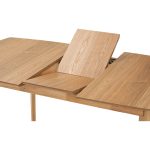 ADAM 120+30cm Extension Dining Table-Natural - Image 2