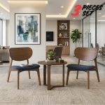 ALETA 1+2 Wooden Lounge Set-Cocoa