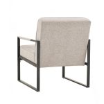 CALLY 1+2 Metal Frame Lounge Set-Grey - Image 4
