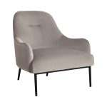 BIXTON Wider Seat Lounge Chair-Beige - Image 4