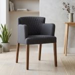 RHODA Dining Arm Chair-Grey
