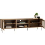 DALLAS 180cm TV Cabinet-Wotan Oak - Image 4