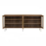 DALLAS 160cm 4 Doors Sideboard-Wotan Oak - Image 16