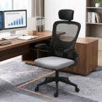 5752 Flip Arm High Back Office Chair-Black