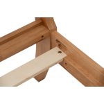 CREMA Super Single Wooden Bedframe-Oak - Image 8