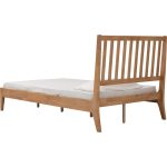 CREMA Super Single Wooden Bedframe-Oak - Image 5