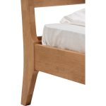 CREMA Super Single Wooden Bedframe-Oak - Image 6