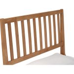 CREMA Super Single Wooden Bedframe-Oak - Image 13