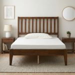 CREMA Super Single Wooden Bedframe-Walnut
