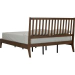 CIELO Queen Size Wooden Bed Frame-Cocoa - Image 4