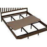 CIELO Queen Size Wooden Bed Frame-Cocoa - Image 5