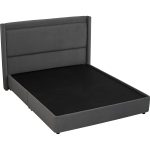 LOLLI Queen Size Pet Friendly Divan Bed Frame-Dark Grey - Image 5