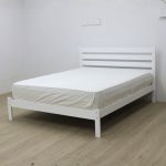 ANJU Queen Size Wooden Bed Frame-White - Image 3