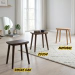 [Set Of 2] AUSNA Full Solid Wood Dining Stool-3 Colors - Image 5