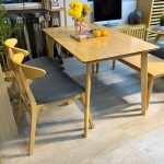 [Last Set] CASALE 4 Seater With Bench Dining Set-Natural - Image 3