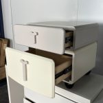 COMO 2 Drawers Bedside Table-Ivory - Image 6