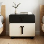 COMO 2 Drawers Bedside Table-Black