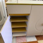 CORTE 120cm 3 Door 1 Drawer Sideboard-Cream - Image 5