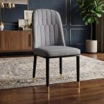 CASTELLO 4 Seater Sintered Stone Dining Set-Grey Top - Image 5