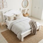 DEVONA Wooden King Size Bed Frame-White - Image 2