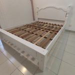 DEVONA Wooden King Size Bed Frame-White - Image 5