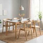 DIMORA 4 Seater Dining Set-Natural+White