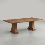 DOLCE 240cm 10 Seater Dining Table-Walnut - Image 2