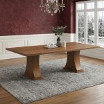 DOLCE 240cm 10 Seater Dining Table-Walnut