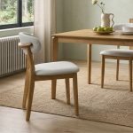 ALVA 4 Seater Dining Set-Beech - Image 3