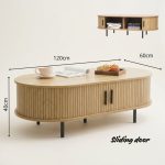 [Package] EVALIS 150cm 2 In 1 Living Set-Oak - Image 6