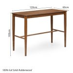 FALCON 120cm Full Solid Bar Table-2 Colors - Image 6