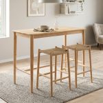 FALCON 120cm Full Solid Bar Table-2 Colors - Image 2