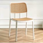 FION Stackable Designer Plastic Chair-Black - Image 9