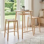 FALCON 60x60cm Full Solid Bar Table-2 Colors - Image 2